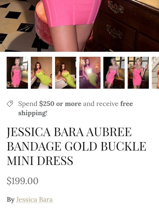Dresses & Skirts - Super cute pink bandage dress M